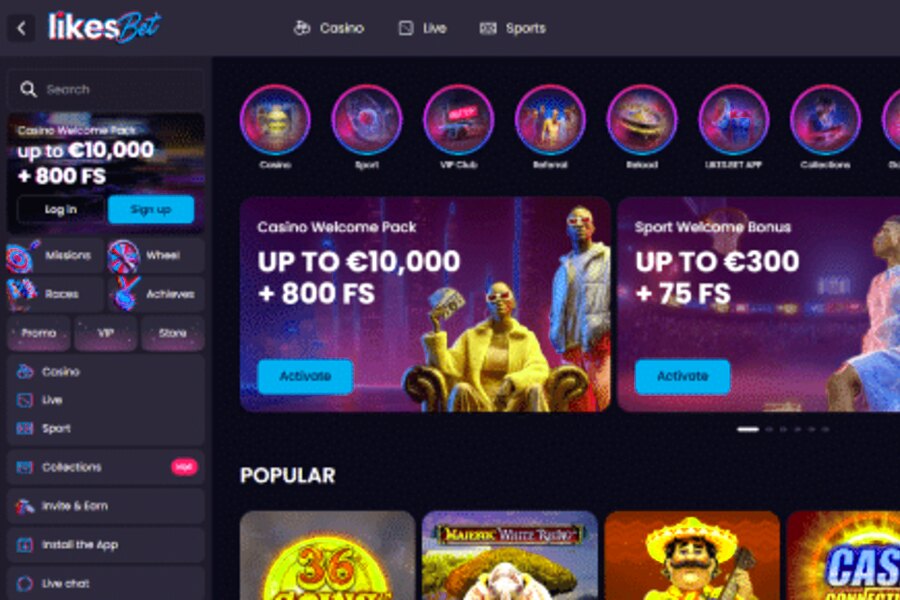Likesbet Casino Login - Toegang tot jouw Account