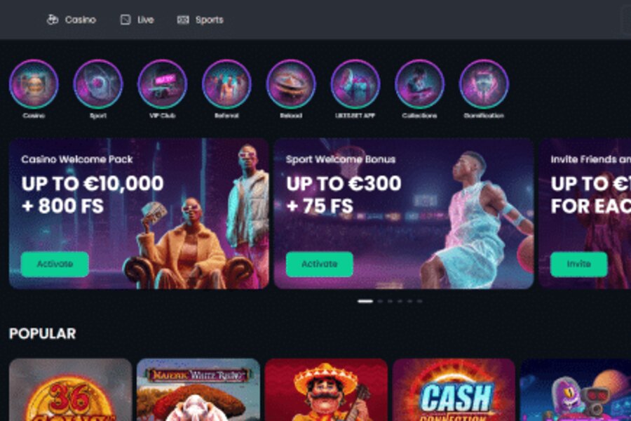 Likesbet Casino - Meld je nu aan voor een account!